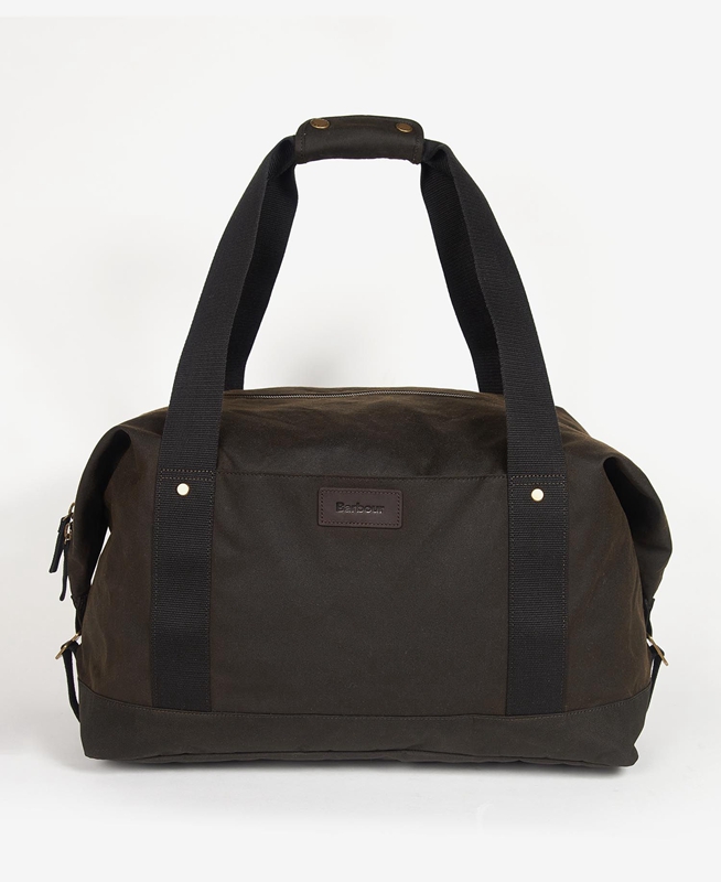 Bolsas Barbour Essential Wax Holdall Hombre Verde Oliva | 169345-YBW