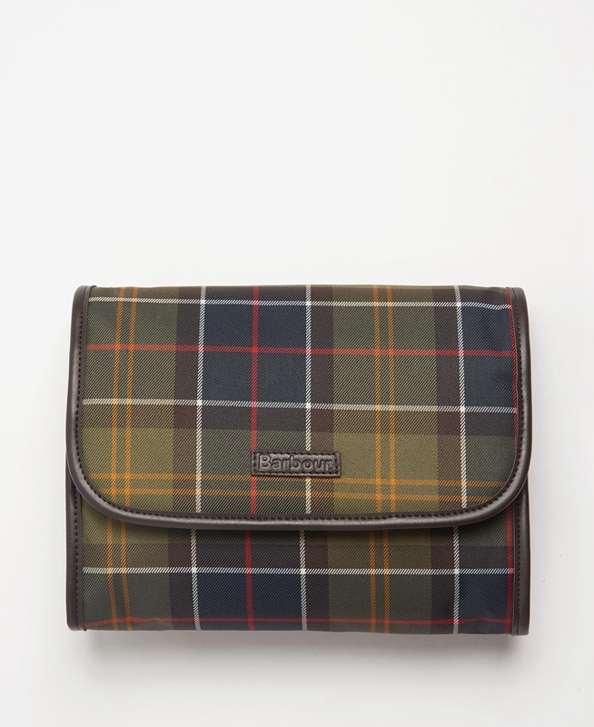 Bolsas Barbour Tartan Hanging Washbag Hombre Multicolor | 059381-LBV