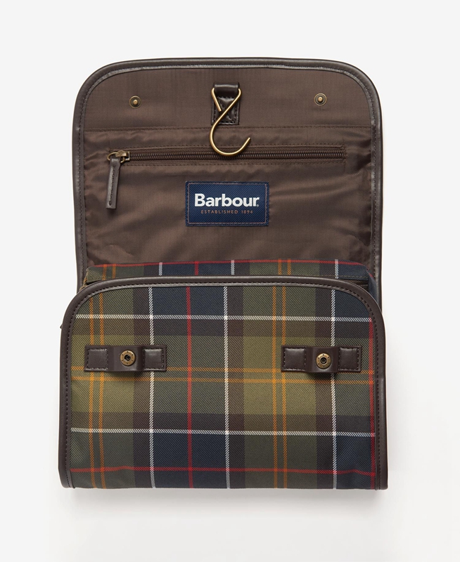 Bolsas Barbour Tartan Hanging Washbag Hombre Multicolor | 059381-LBV