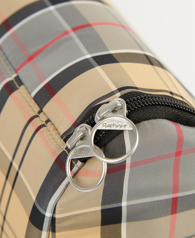 Bolsas Barbour Tartan Hanging Washbag Hombre Beige | 218093-VAB