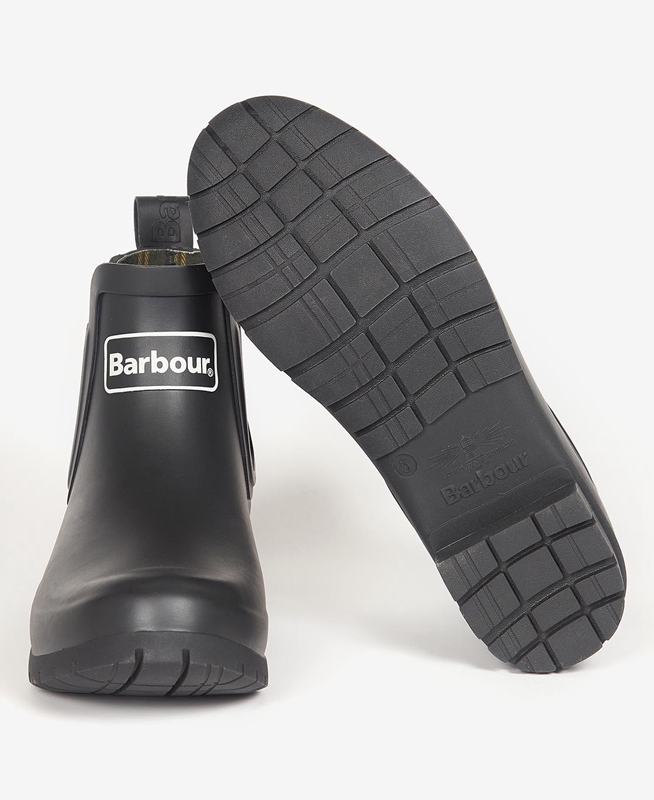 Botas Barbour Kingham Mujer Negras | 574028-SYI