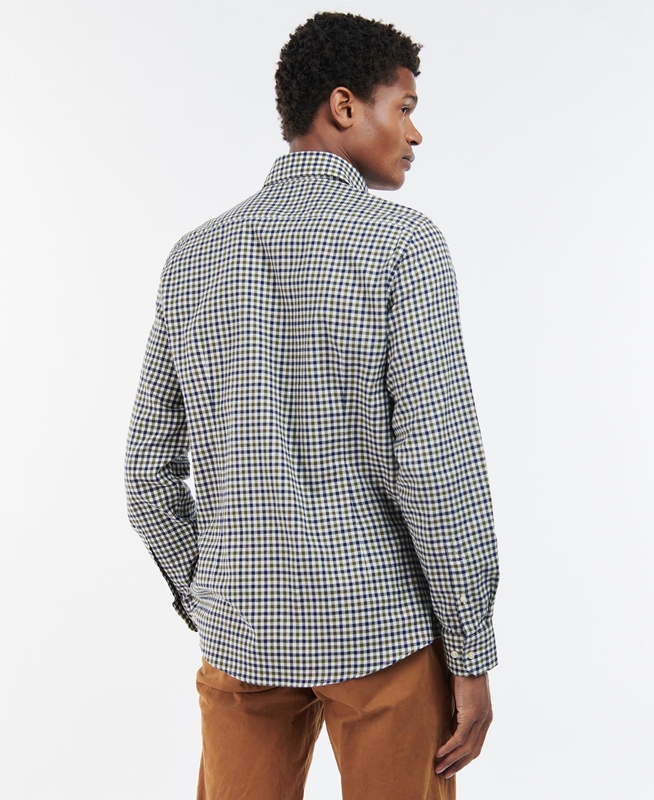 Camisas Barbour Finkle Tailored Hombre Azules | 067183-SKH
