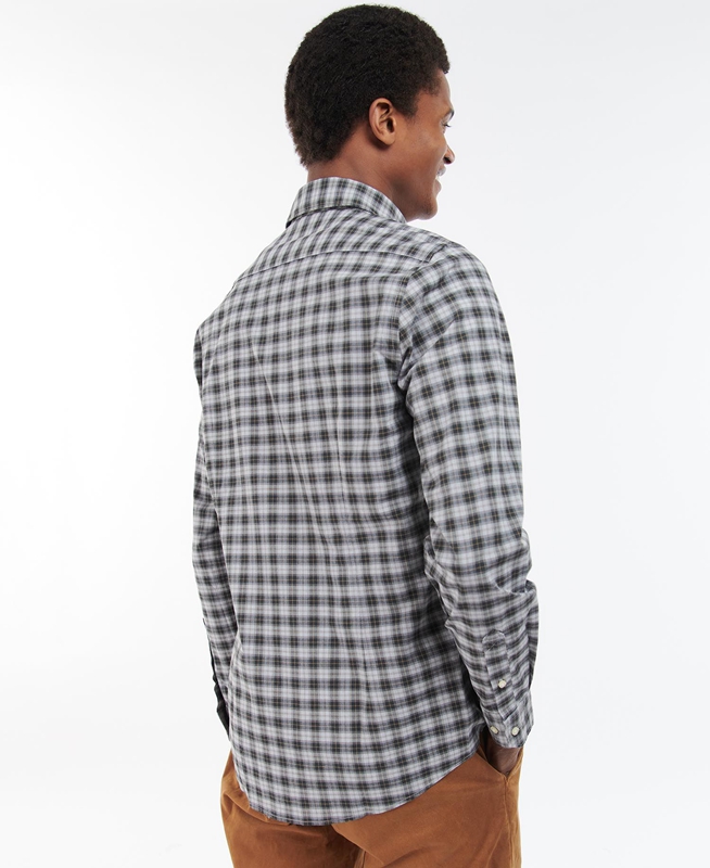 Camisas Barbour Lomond Tailored Hombre Verde Oliva | 730416-ISV