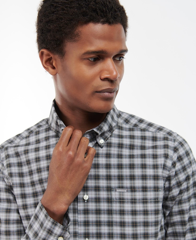 Camisas Barbour Lomond Tailored Hombre Verde Oliva | 730416-ISV