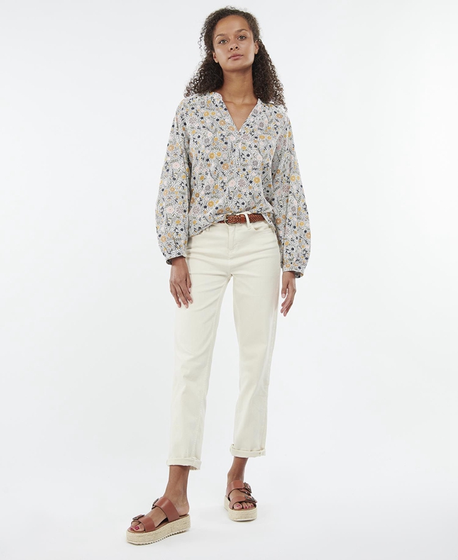 Camisas Barbour Melita Top Mujer Multicolor | 981704-YHG