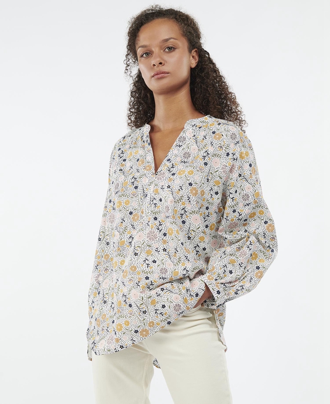 Camisas Barbour Melita Top Mujer Multicolor | 981704-YHG
