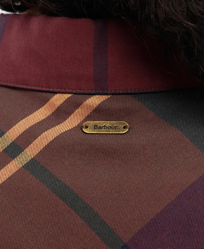 Camisas Barbour Moorland Mujer Burdeos | 052384-LXN
