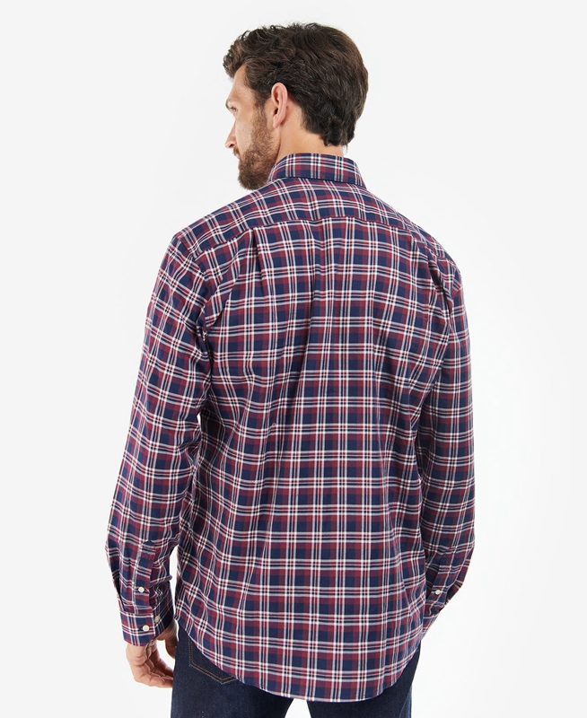 Camisas Barbour Turville Regular Fit Hombre Azules | 237809-XVT