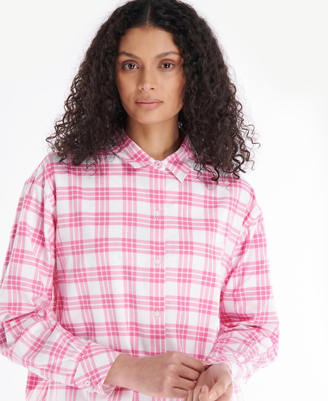 Camisas Barbour Willowherb Mujer Rosas | 083792-NFK
