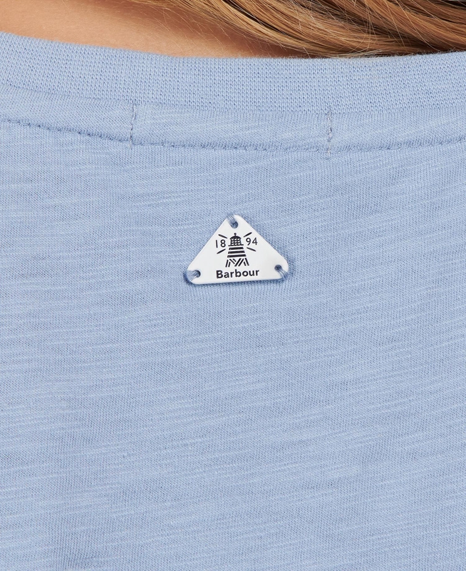 Camiseta Barbour Barmouth Top Mujer Azul Marino | 094625-LGX