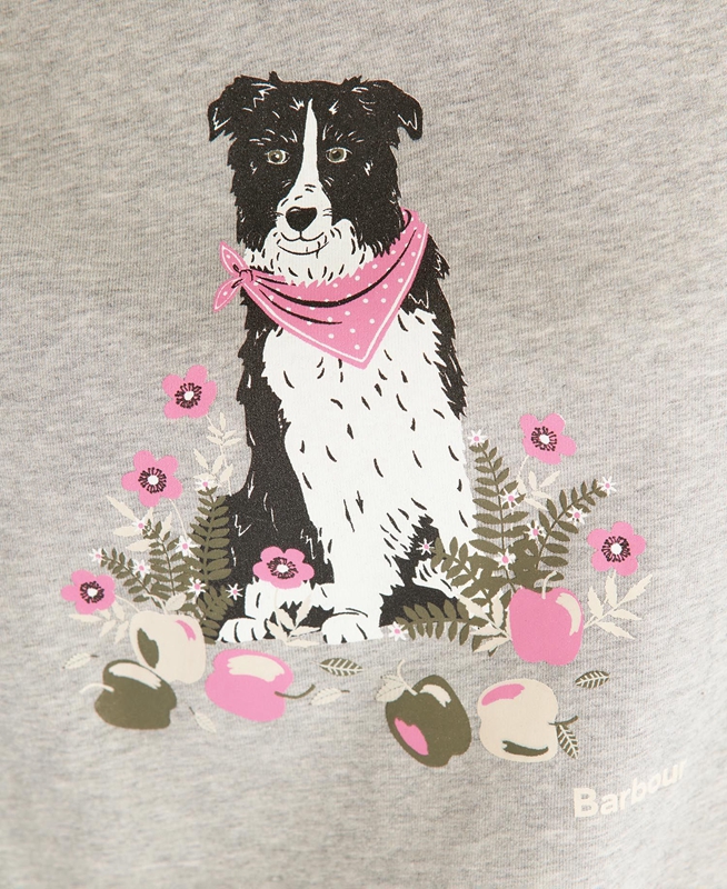 Camiseta Barbour Beacons Mujer Gris | 126574-MXN