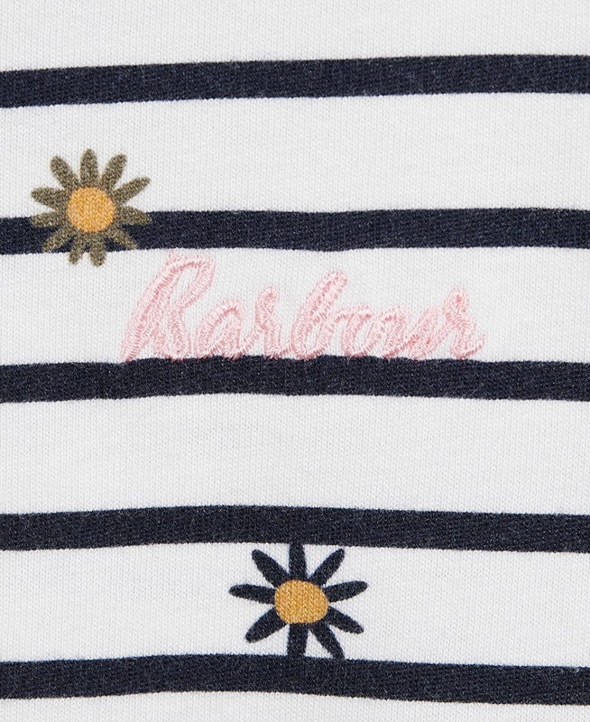 Camiseta Barbour Bradley Print Top Mujer Multicolor | 652890-IJW