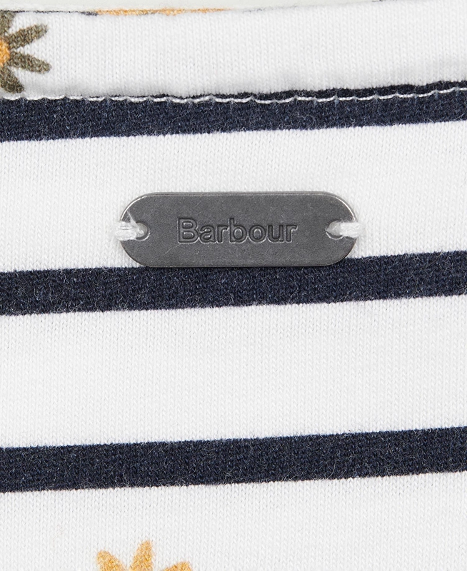 Camiseta Barbour Bradley Print Top Mujer Multicolor | 652890-IJW