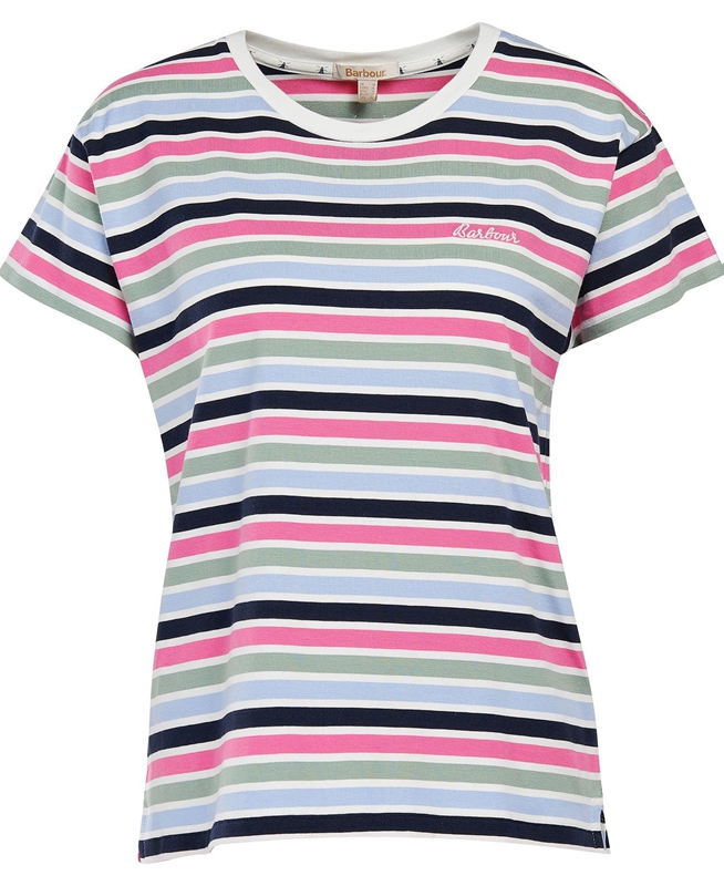 Camiseta Barbour Evergreen Top Mujer Multicolor | 637921-JOE