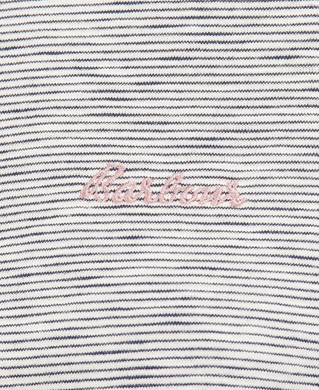 Camiseta Barbour Leathes Top Mujer Creme | 342095-HRM