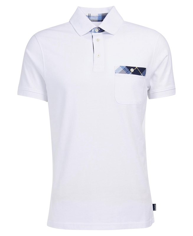 Camiseta Barbour Lirst Hombre Blancas | 026594-LRY