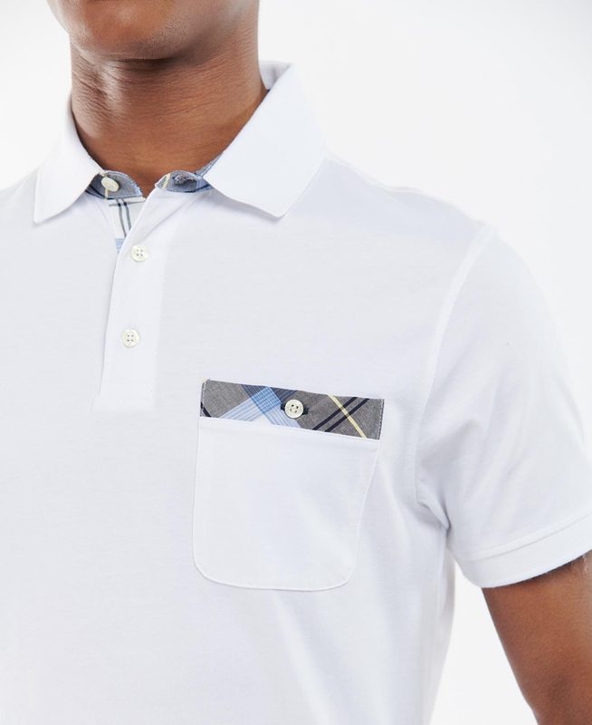 Camiseta Barbour Lirst Hombre Blancas | 026594-LRY