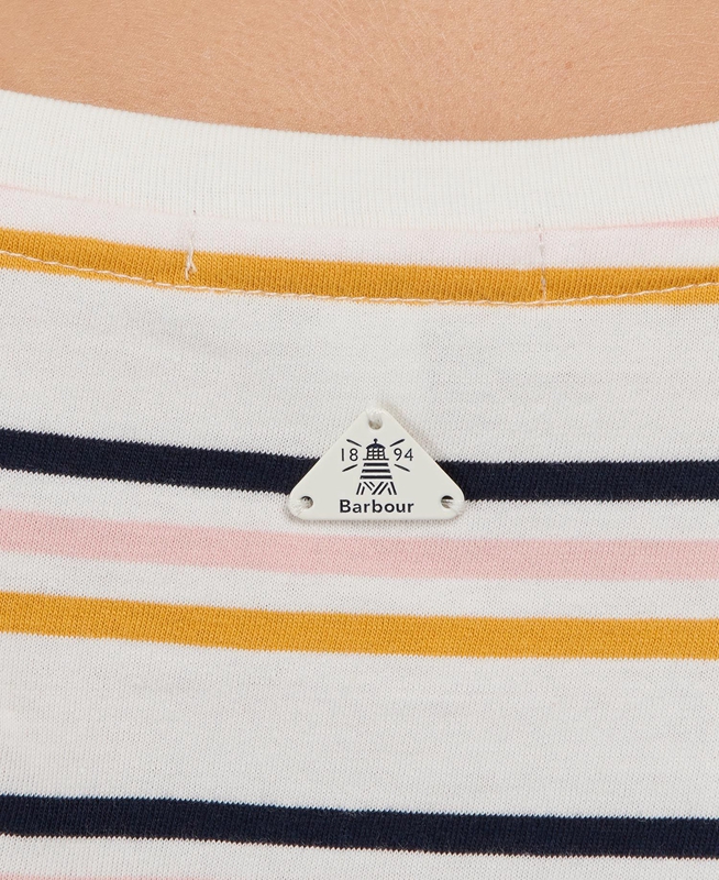Camiseta Barbour Picnic Top Mujer Blancas | 392814-AJD