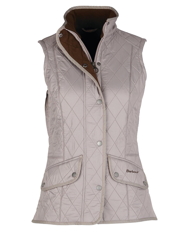 Chaleco Barbour Cavalry Mujer Gris | 903248-WMU
