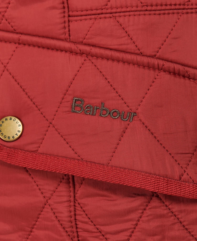 Chaleco Barbour Cavalry Mujer Rojas | 214503-AKM