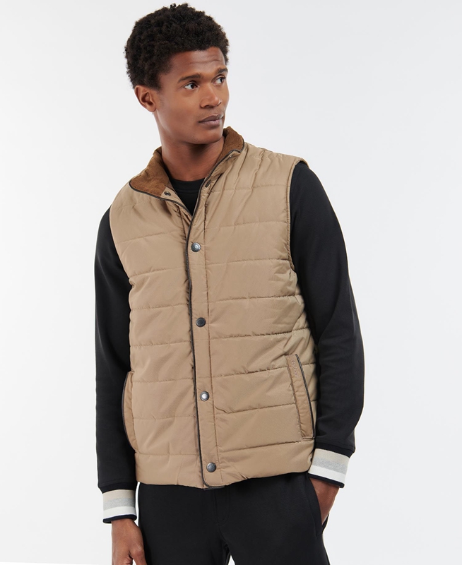 Chaleco Barbour Farnham Hombre Beige | 275081-IRH