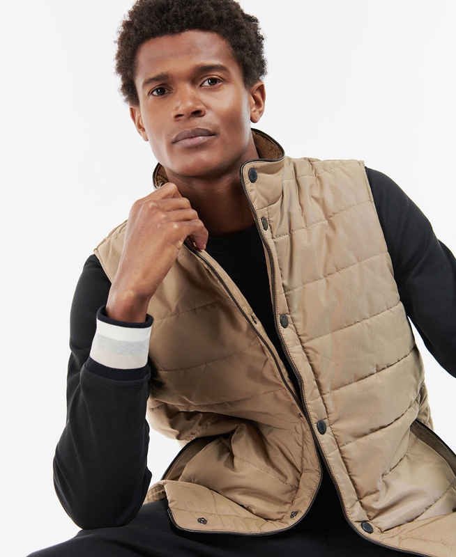 Chaleco Barbour Farnham Hombre Beige | 275081-IRH