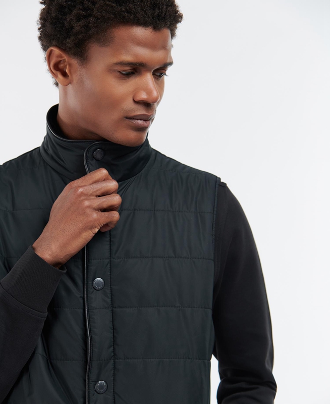 Chaleco Barbour Farnham Hombre Negras | 135089-EFB