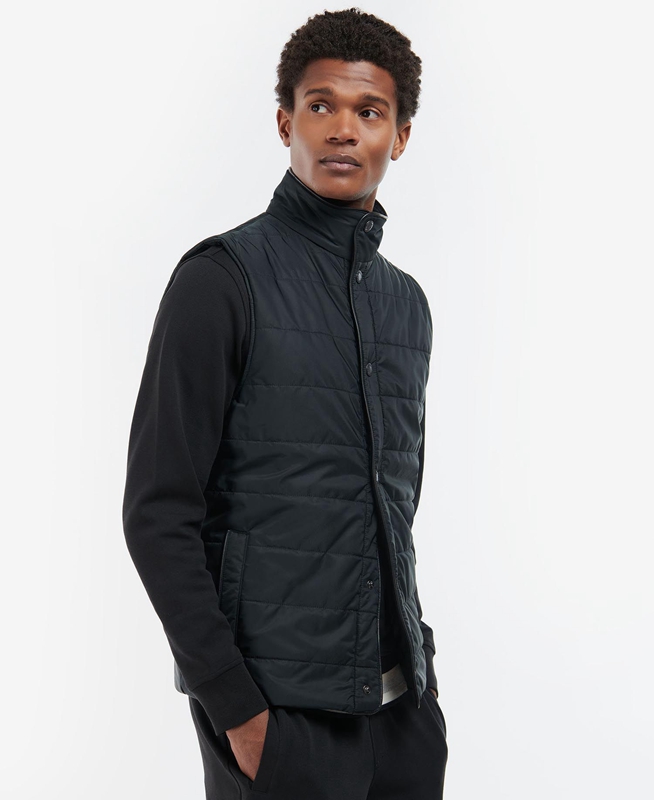 Chaleco Barbour Farnham Hombre Negras | 135089-EFB