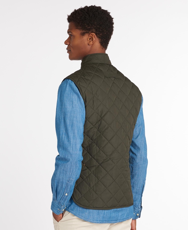 Chaleco Barbour Lowerdale Hombre Verde Oliva | 385941-CJN