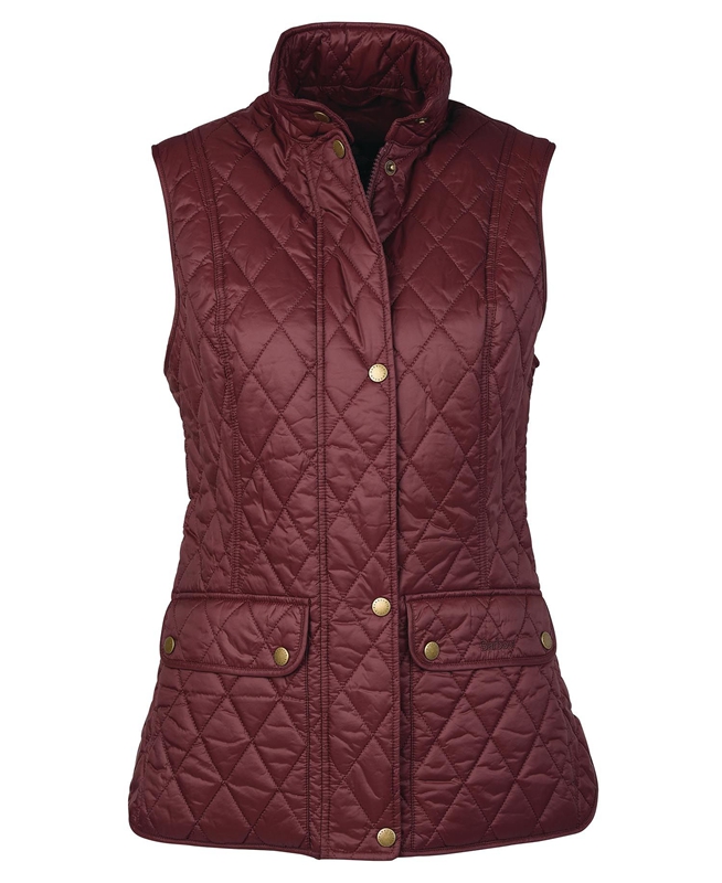 Chaleco Barbour Otterburn Mujer Burdeos | 546981-ASB