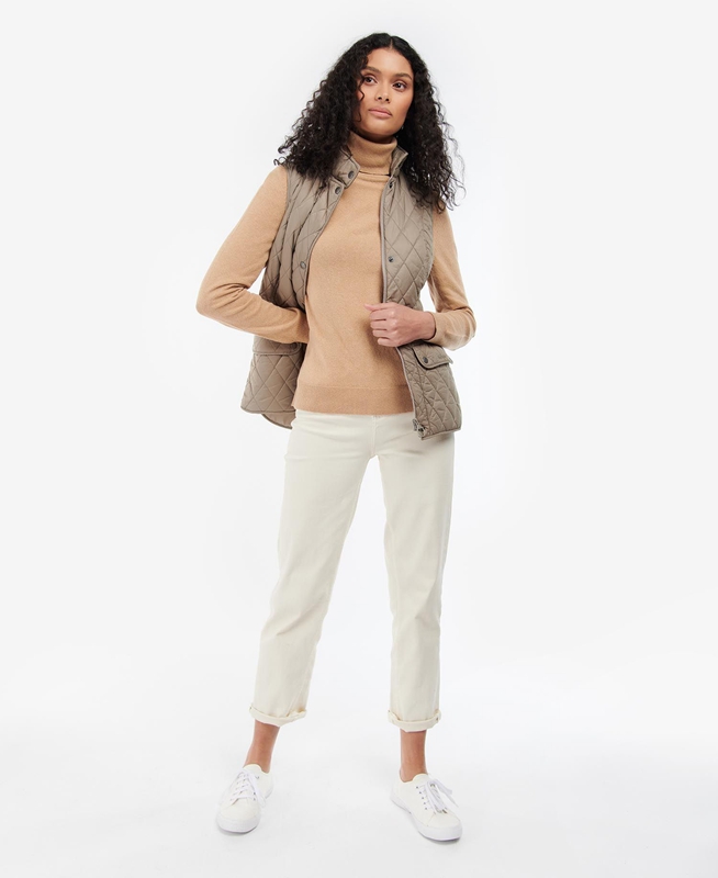 Chaleco Barbour Otterburn Mujer Gris | 936150-HMP