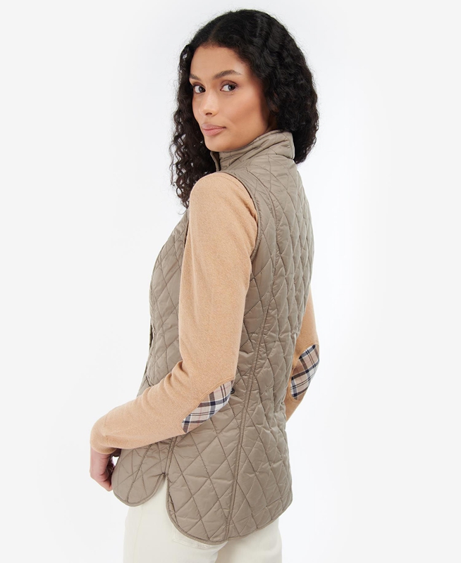 Chaleco Barbour Otterburn Mujer Gris | 936150-HMP
