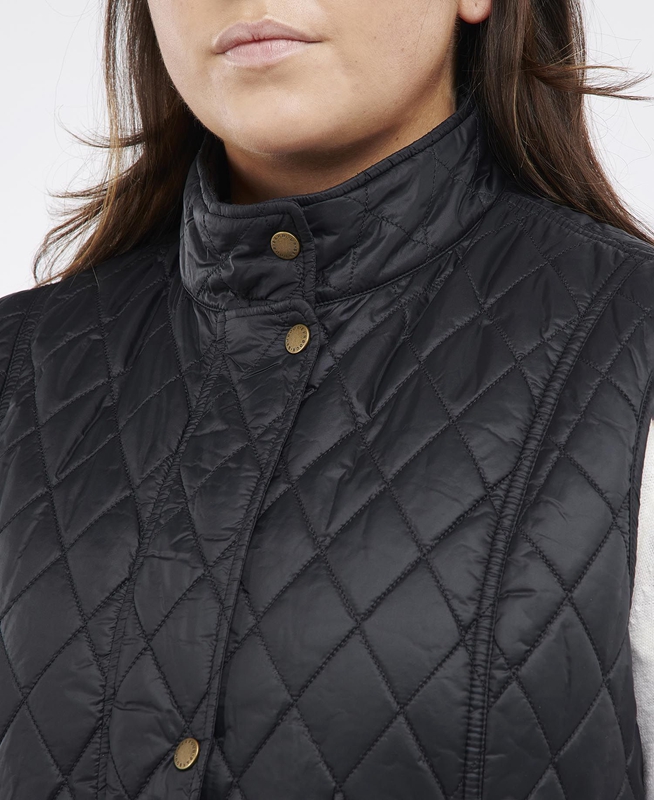 Chaleco Barbour Plus Otterburn Mujer Negras | 357906-DNR