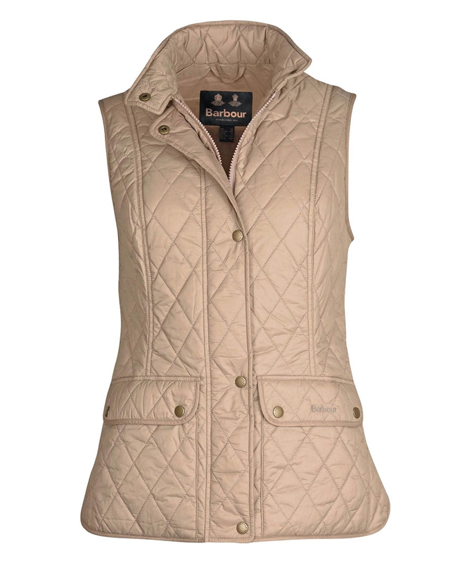 Chaleco Barbour Weste Otterburn Mujer Beige | 195046-KNR