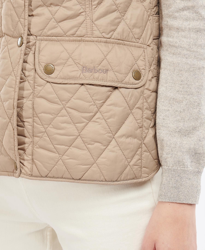 Chaleco Barbour Weste Otterburn Mujer Beige | 195046-KNR