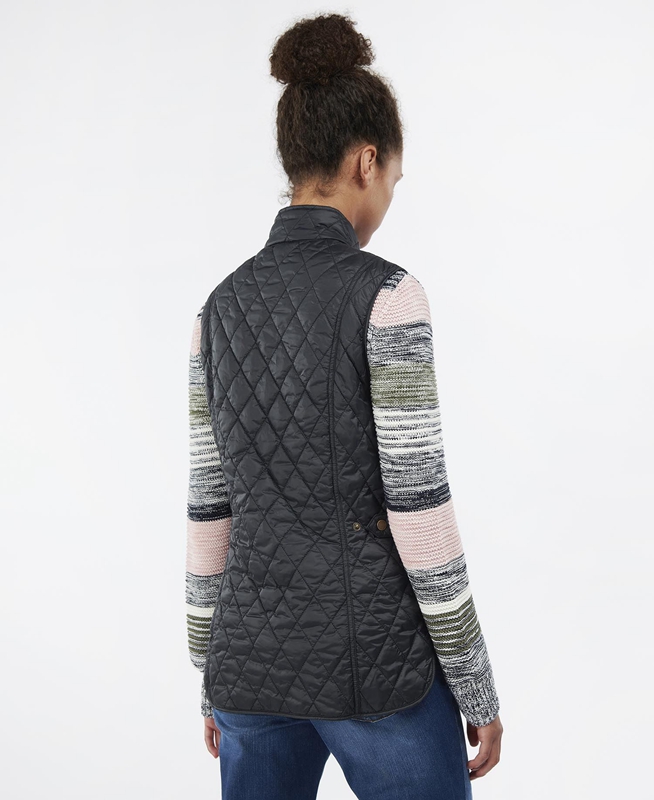 Chaleco Barbour Weste Otterburn Mujer Negras | 102478-UAG