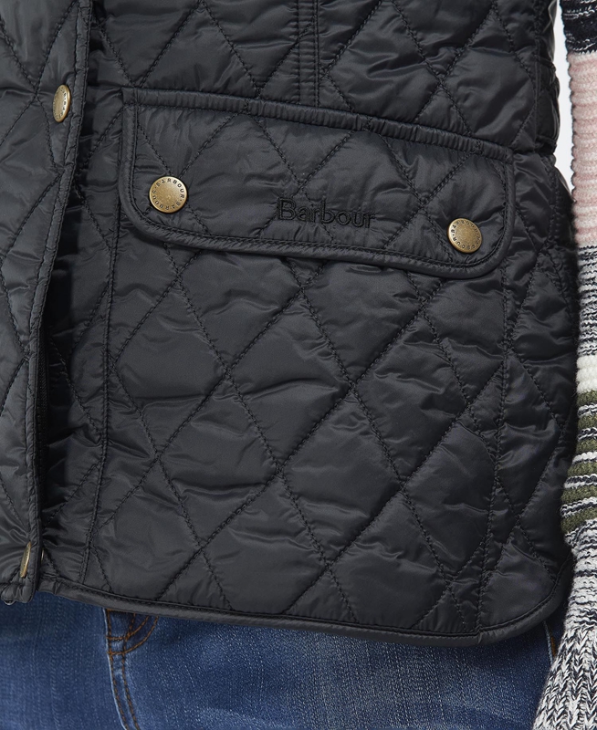 Chaleco Barbour Weste Otterburn Mujer Negras | 102478-UAG