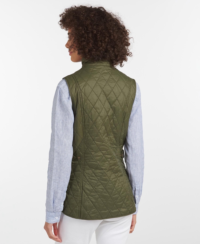 Chaleco Barbour Weste Otterburn Mujer Verde Oliva | 127863-REH