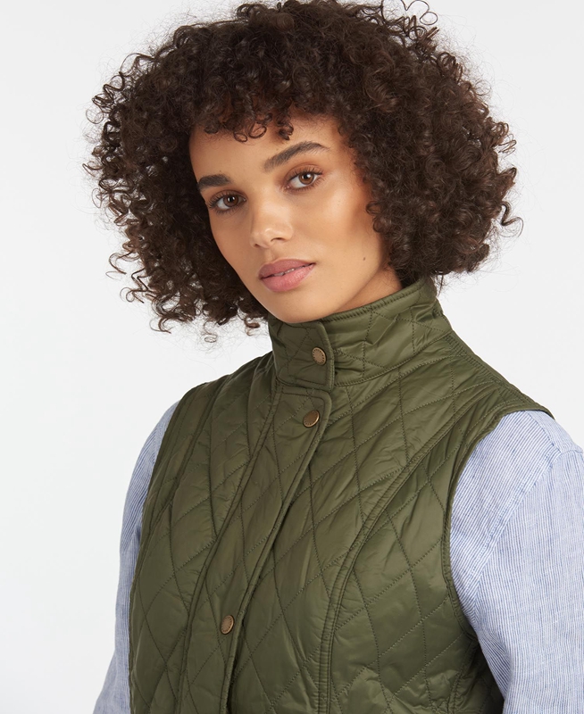 Chaleco Barbour Weste Otterburn Mujer Verde Oliva | 127863-REH