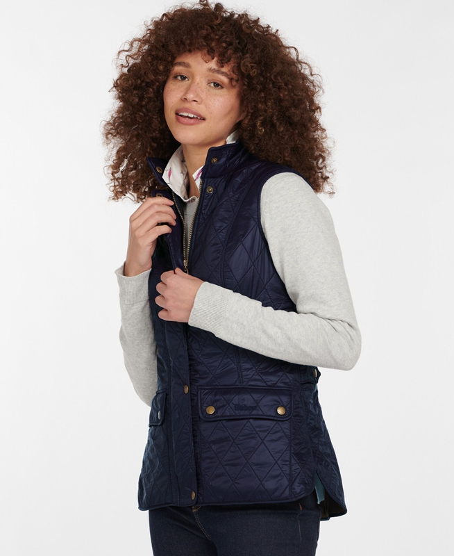 Chaleco Barbour Weste Wray Mujer Azules | 290147-UGE