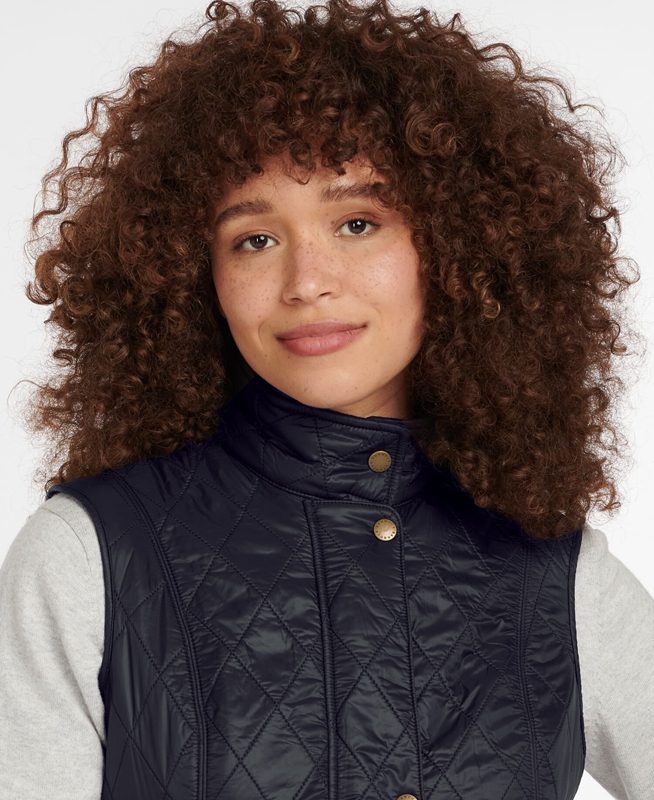 Chaleco Barbour Weste Wray Mujer Negras | 801695-HPT