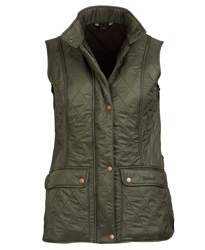 Chaleco Barbour Weste Wray Mujer Verde | 841269-NRP
