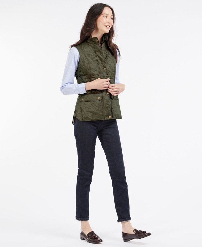 Chaleco Barbour Weste Wray Mujer Verde | 841269-NRP