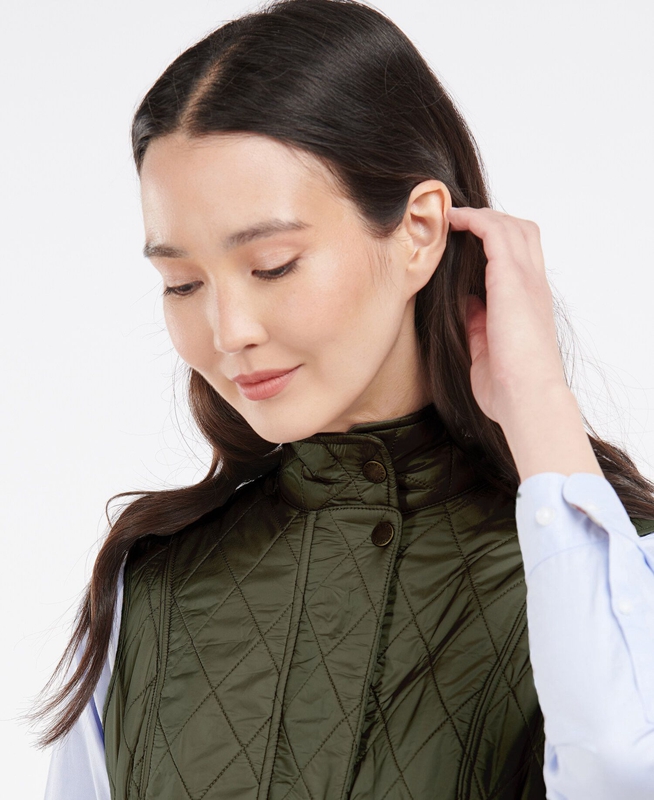 Chaleco Barbour Weste Wray Mujer Verde | 841269-NRP