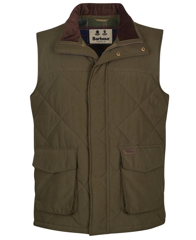 Chaleco Barbour Winterdale Hombre Verde Oliva | 276489-ZOY
