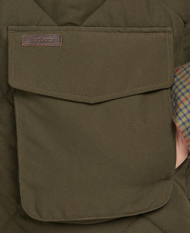 Chaleco Barbour Winterdale Hombre Verde Oliva | 276489-ZOY