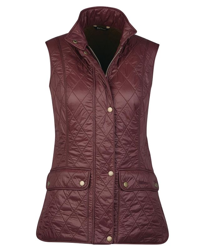 Chaleco Barbour Wray Mujer Burdeos | 105924-FNT
