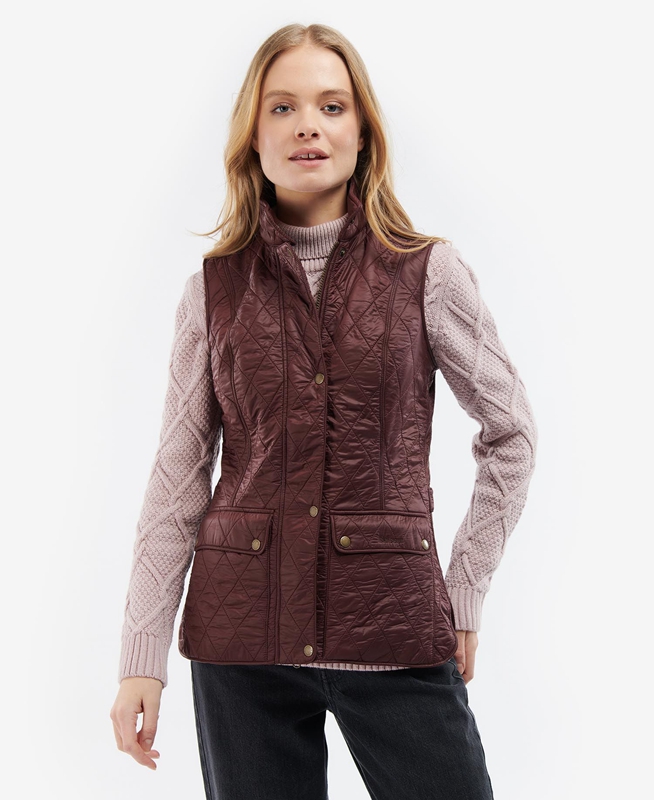 Chaleco Barbour Wray Mujer Burdeos | 105924-FNT