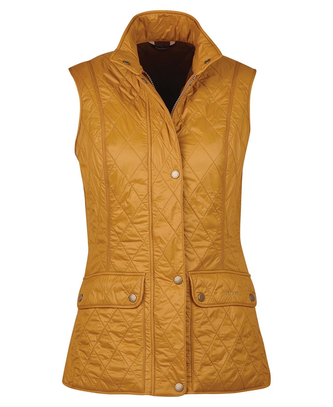 Chaleco Barbour Wray Mujer Naranjas | 521307-ECL