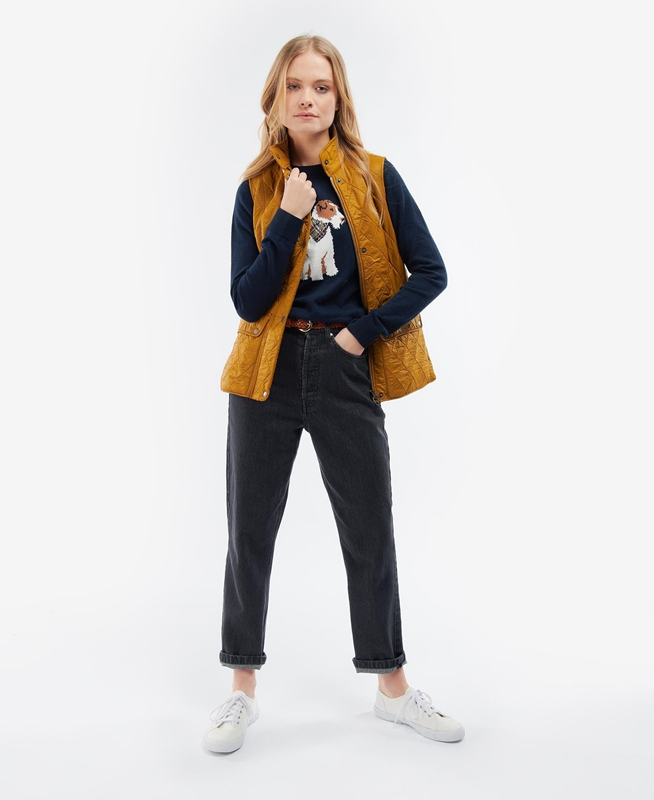 Chaleco Barbour Wray Mujer Naranjas | 521307-ECL